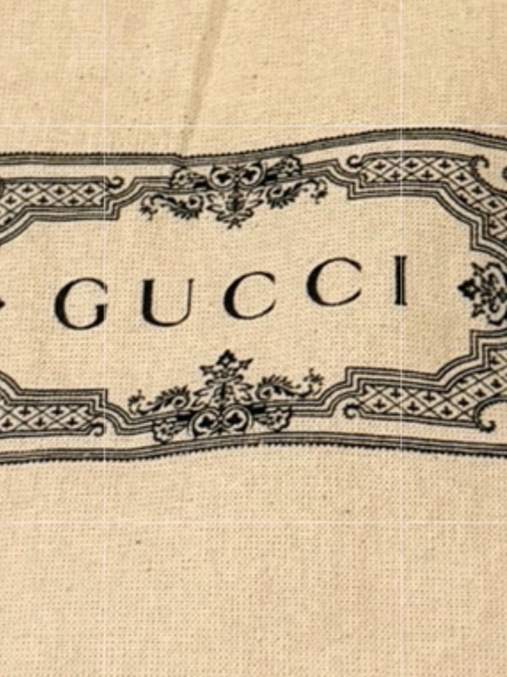 Authentic Gucci Canvas/Cotton Tote bag- labeled on both sides, very clean! - Picture 5 of 16